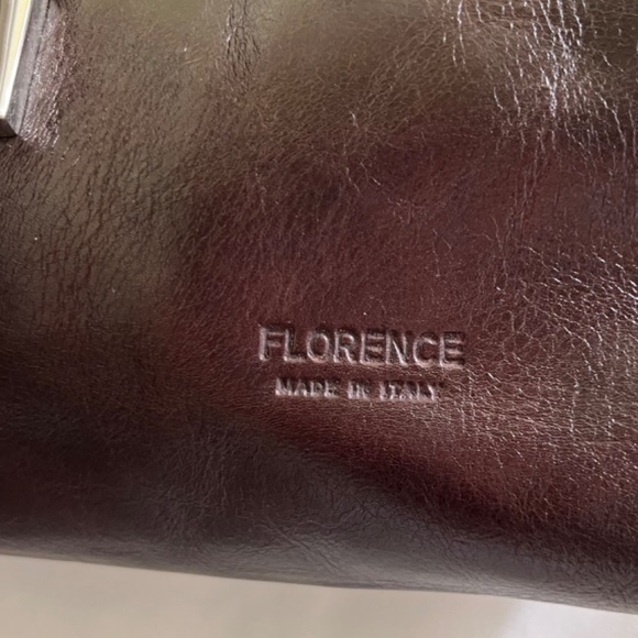 Brown Leather Looping Handle Bag Made in Italy - Picture 11 of 16